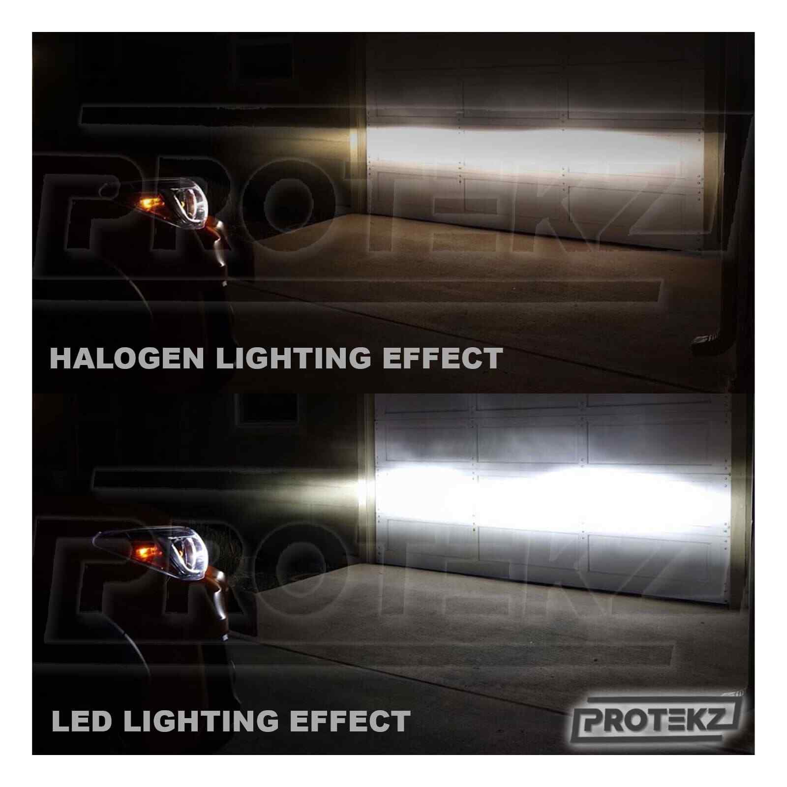 Protekz LED Headlight Kit H8 6000K CREE 120000LM COB CREE Chip Free Return