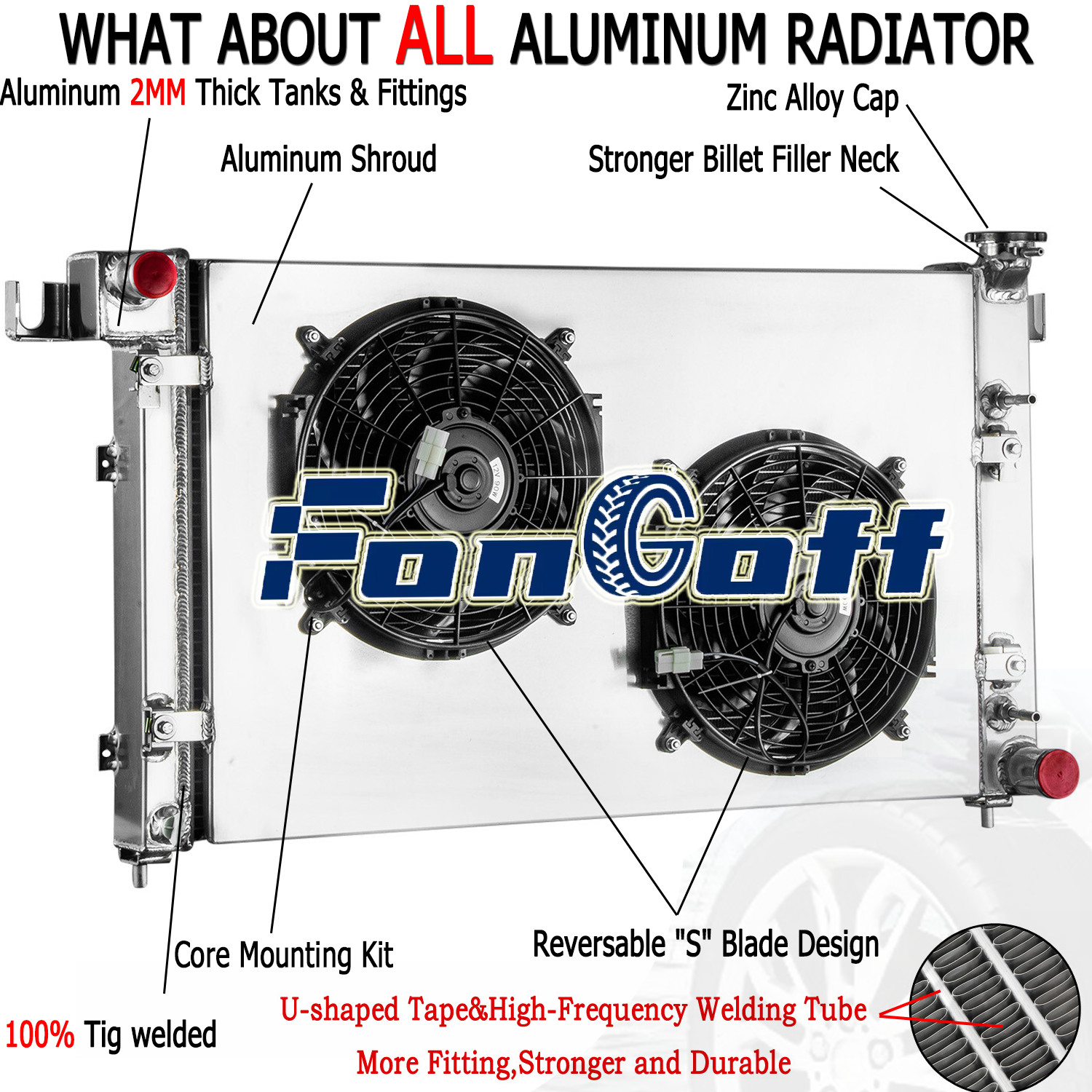 3 Row Radiator+Shroud Fan Fit 1998-2002 Dodge Ram 1500 2500 3500 3.9/5.2/5.9L V8
