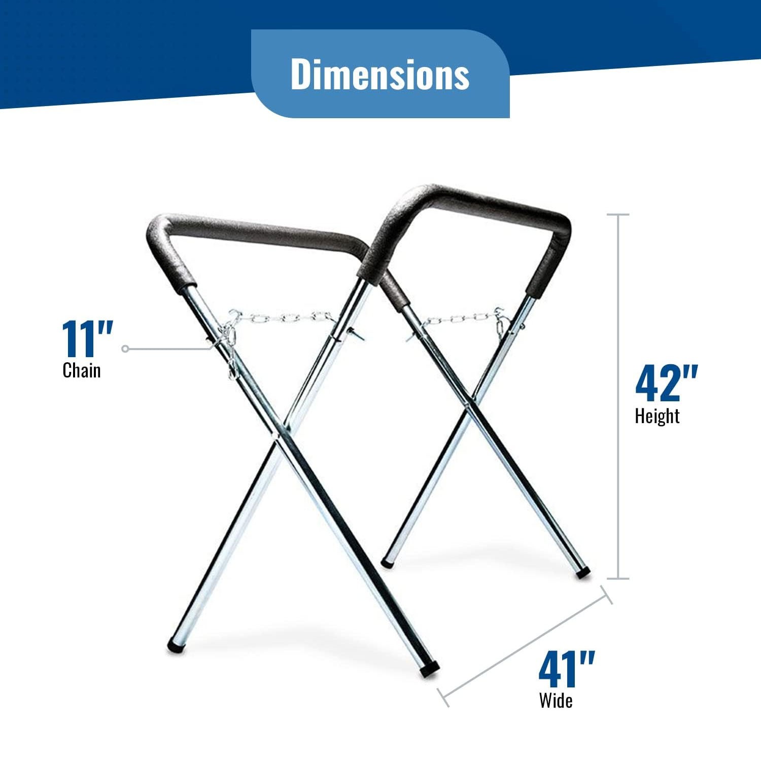 Eastwood Heavy Duty Auto Body Work Stand 750 LB. Capacity Pack of 2