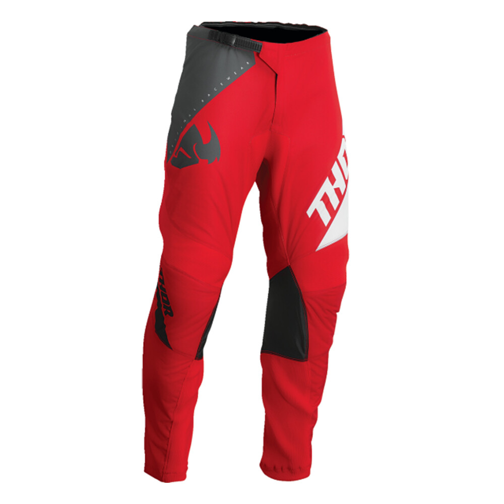 Thor Sector Edge Red and White MX Off Road Pants Youth Sizes 18 – 28