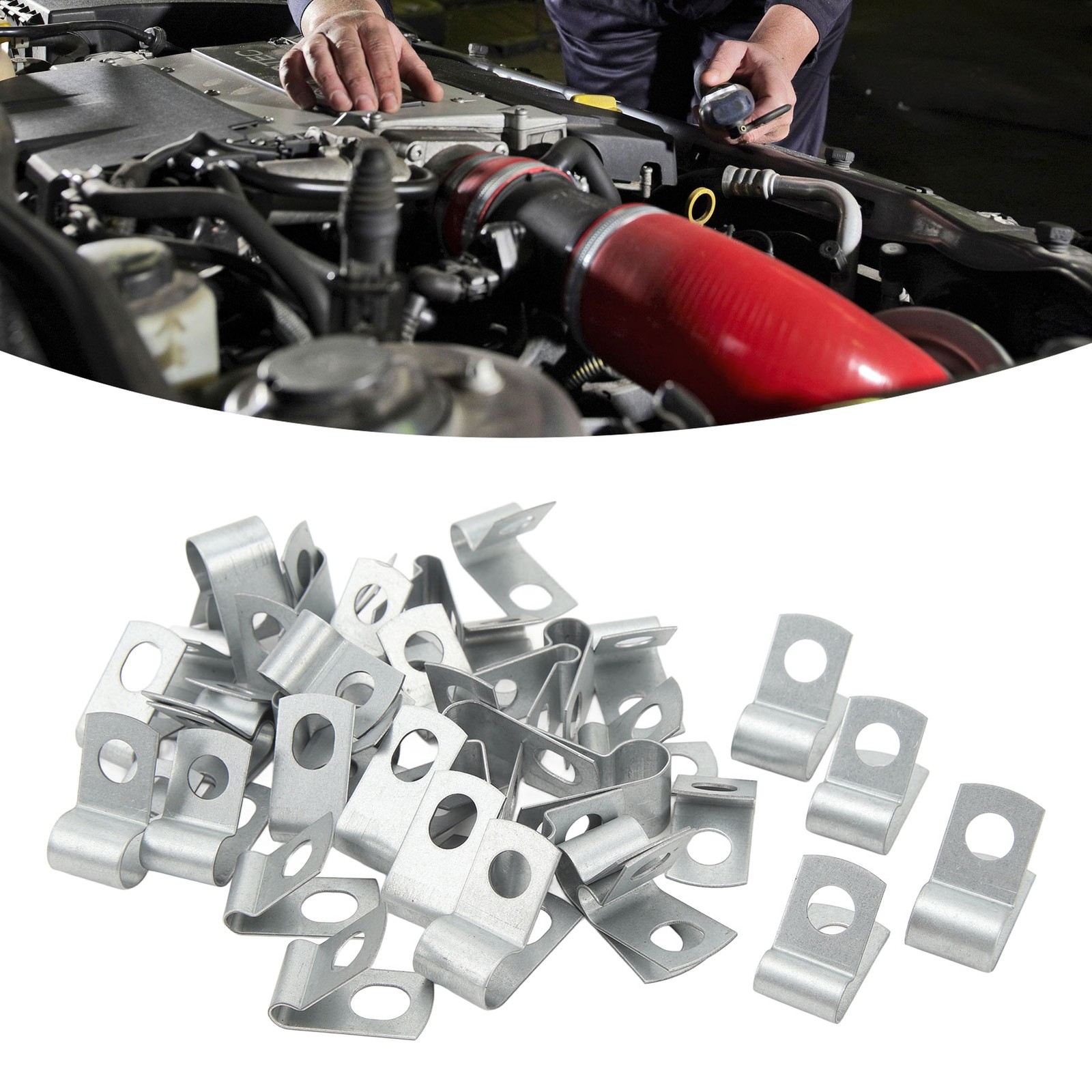 Brake And Fuel Line Clips High Strength Fuel Line Clamps For 3/16 1/4 5/16 3/8