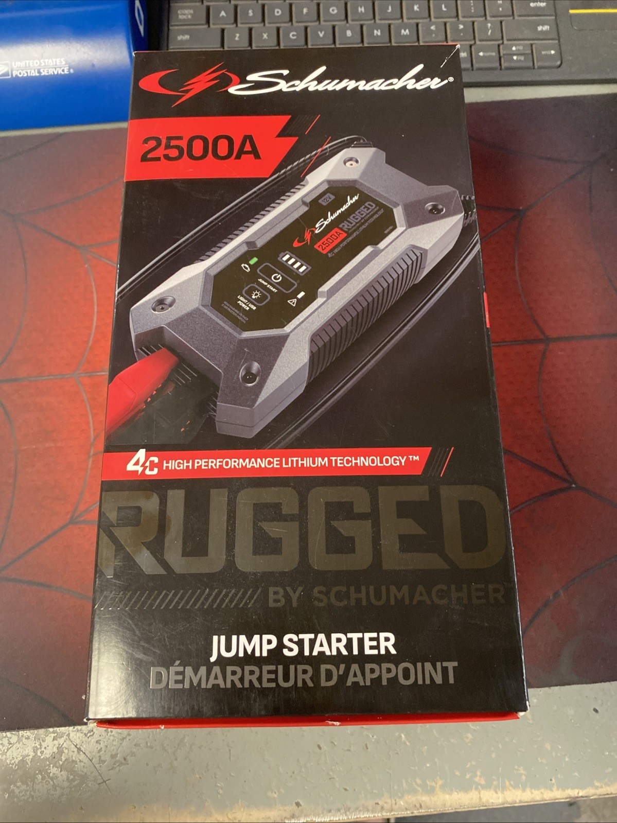 NEW Schumacher 2500A Rugged Jump Starter Car Charger SL1596 C2