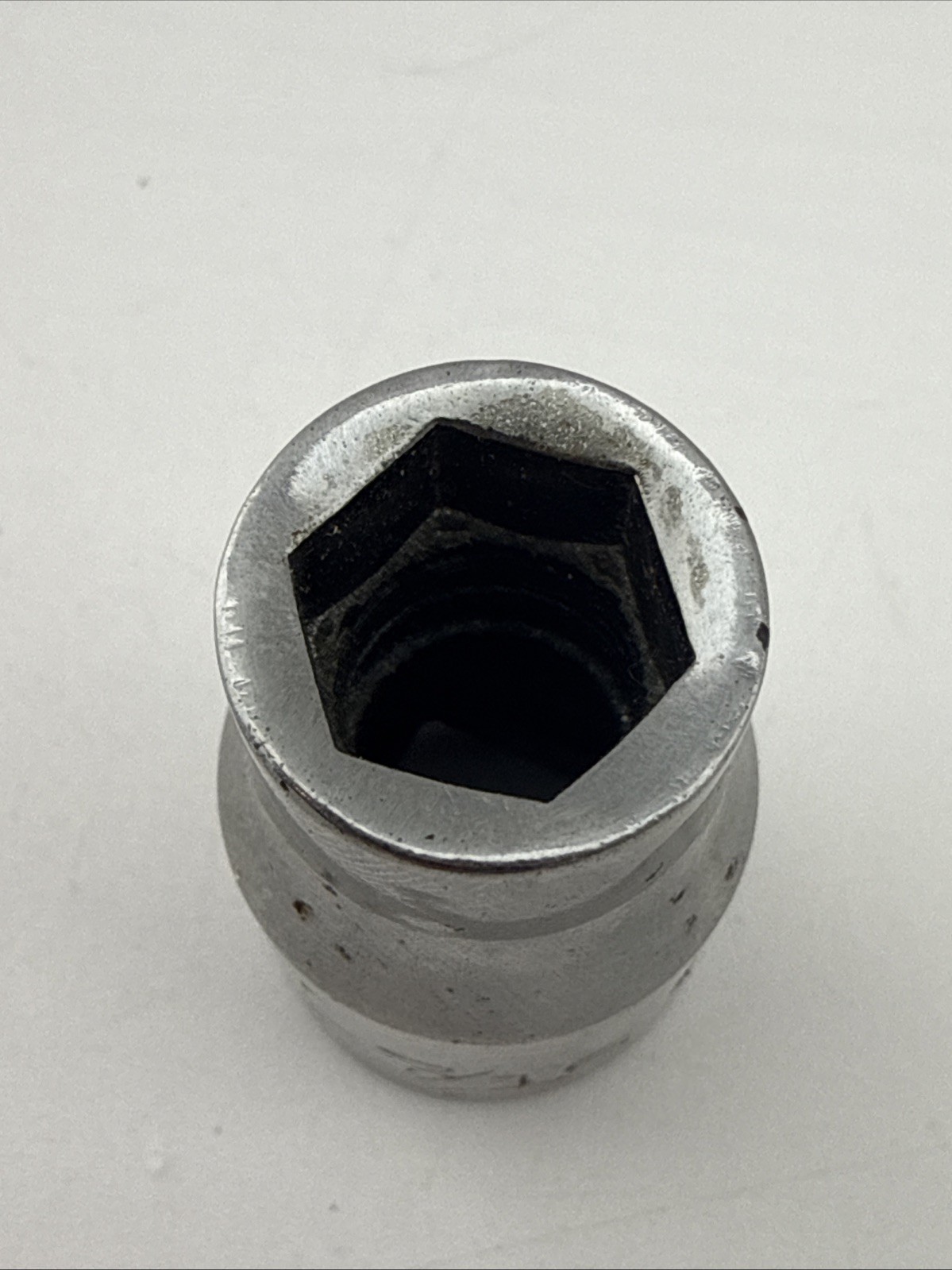 Craftsman Vintage 7/16 in 6 Point 1/2 Drive Shallow Socket G44054 USA