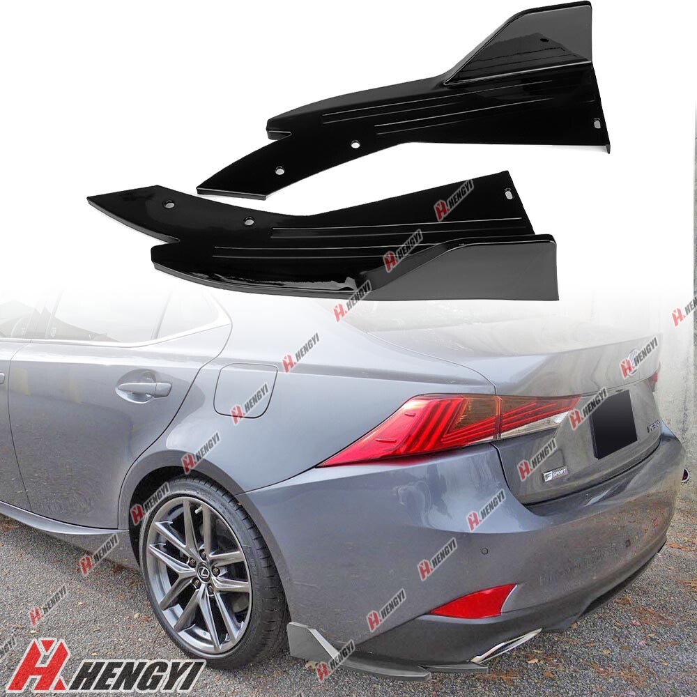 FOR 2014-2020 LEXUS IS200T IS250 IS350 IS300 JDM Rear Bumper Corner Apron Spat