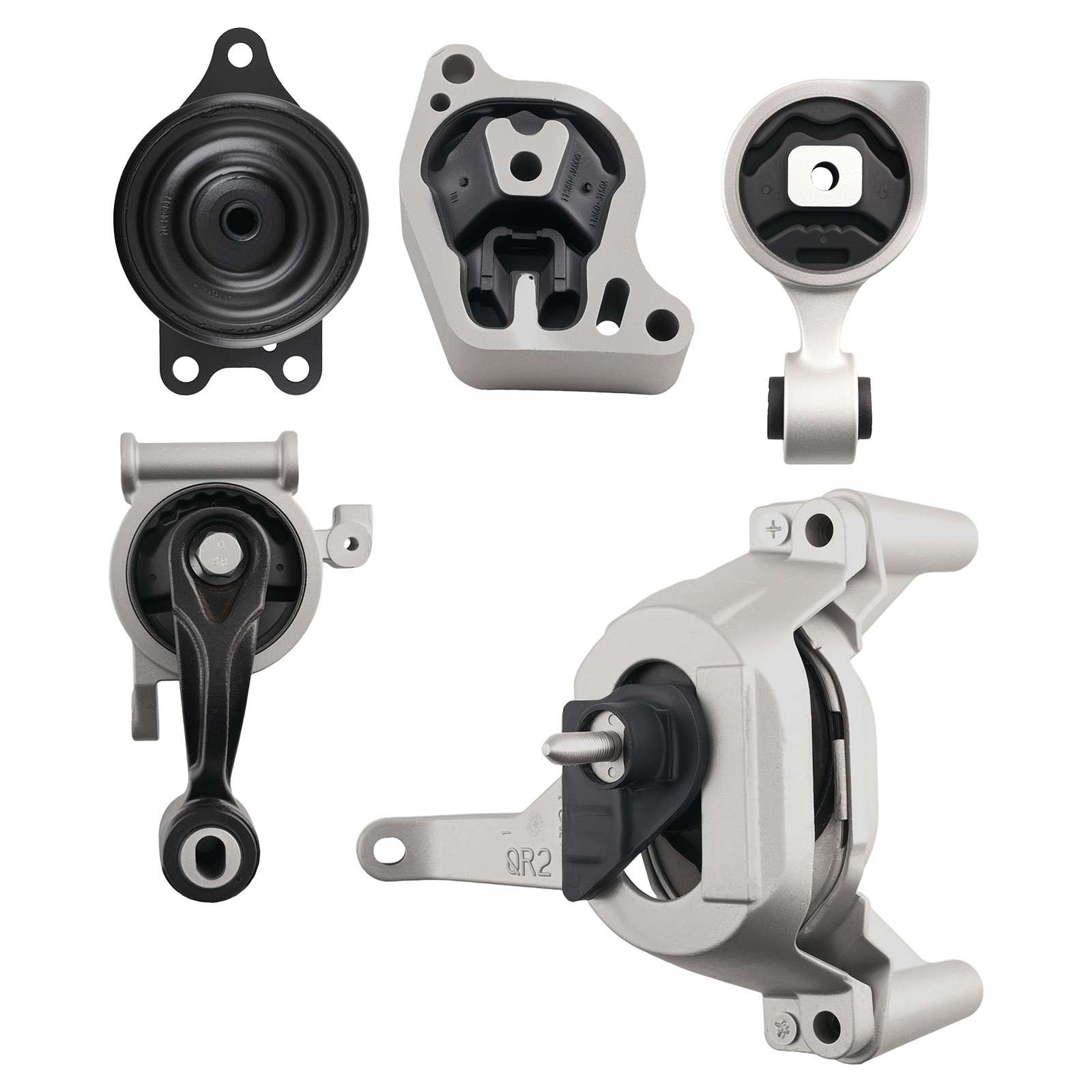 Engine Mount Kit Aluminum Rubber For Nissan Altima L4 2.5L 2013-2015 5 PCS