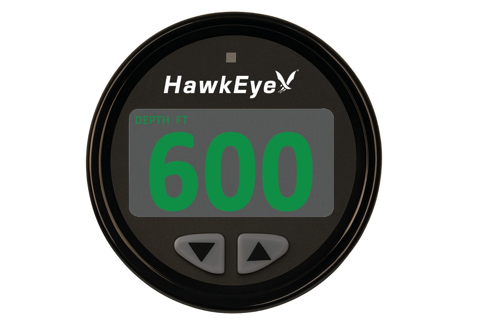 HawkEye DepthTrax Edge Full Color In-Dash Depth Finder Transom Mount Transducer
