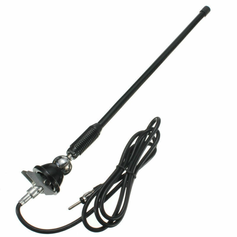 Mount Swivel Base Car SUV AM/FM Radio Amplified Antenna Aerial Kit 16″ Universal