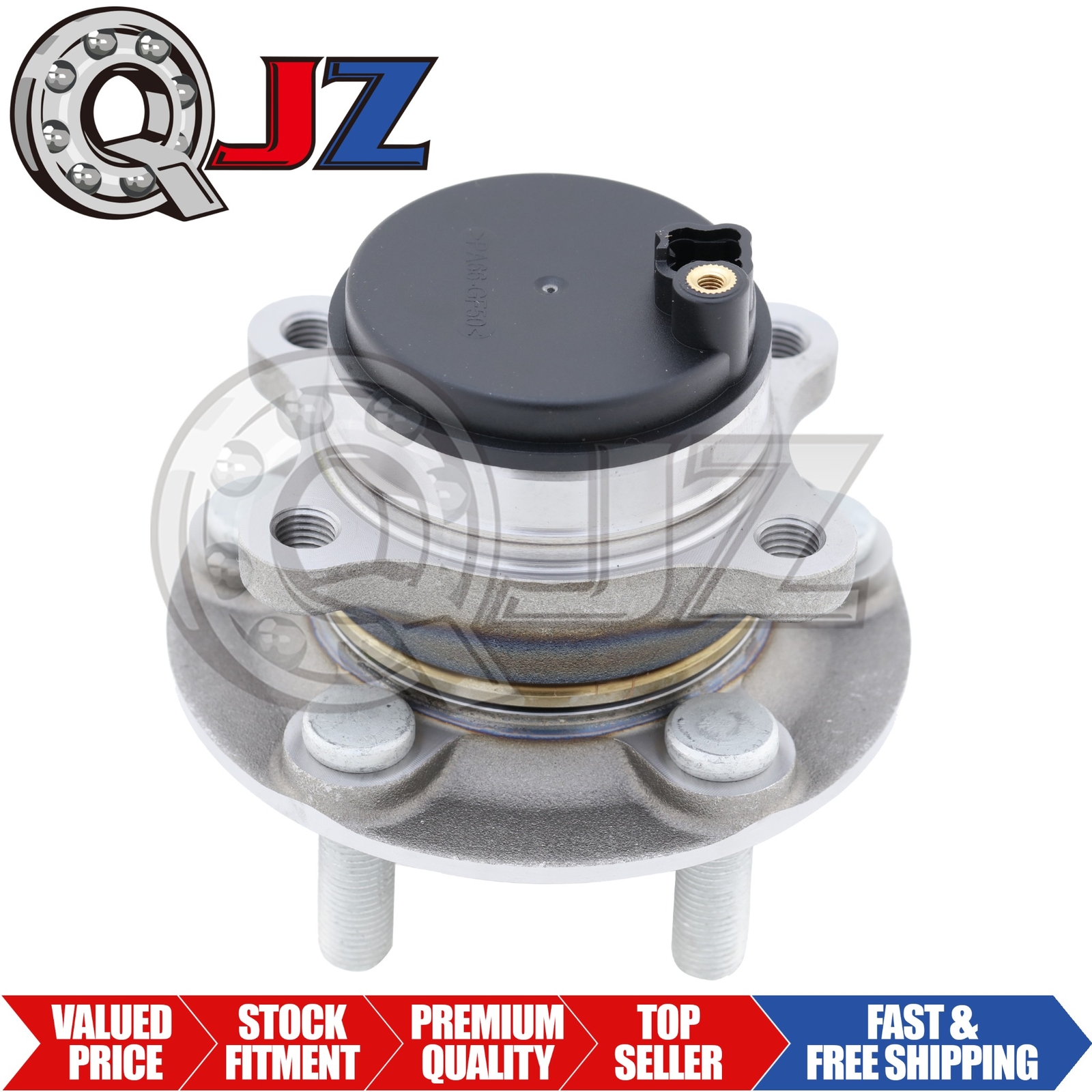 [1-Pack] HUB433 REAR Wheel Bearing & Hub Assembly for 2017-2020 Lincoln MKZ FWD