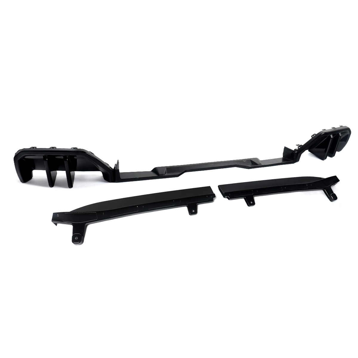 Rear Bumper Diffuser For 2024-2026 BMW i5 G60 530i M Sport Gloss Black MP Style