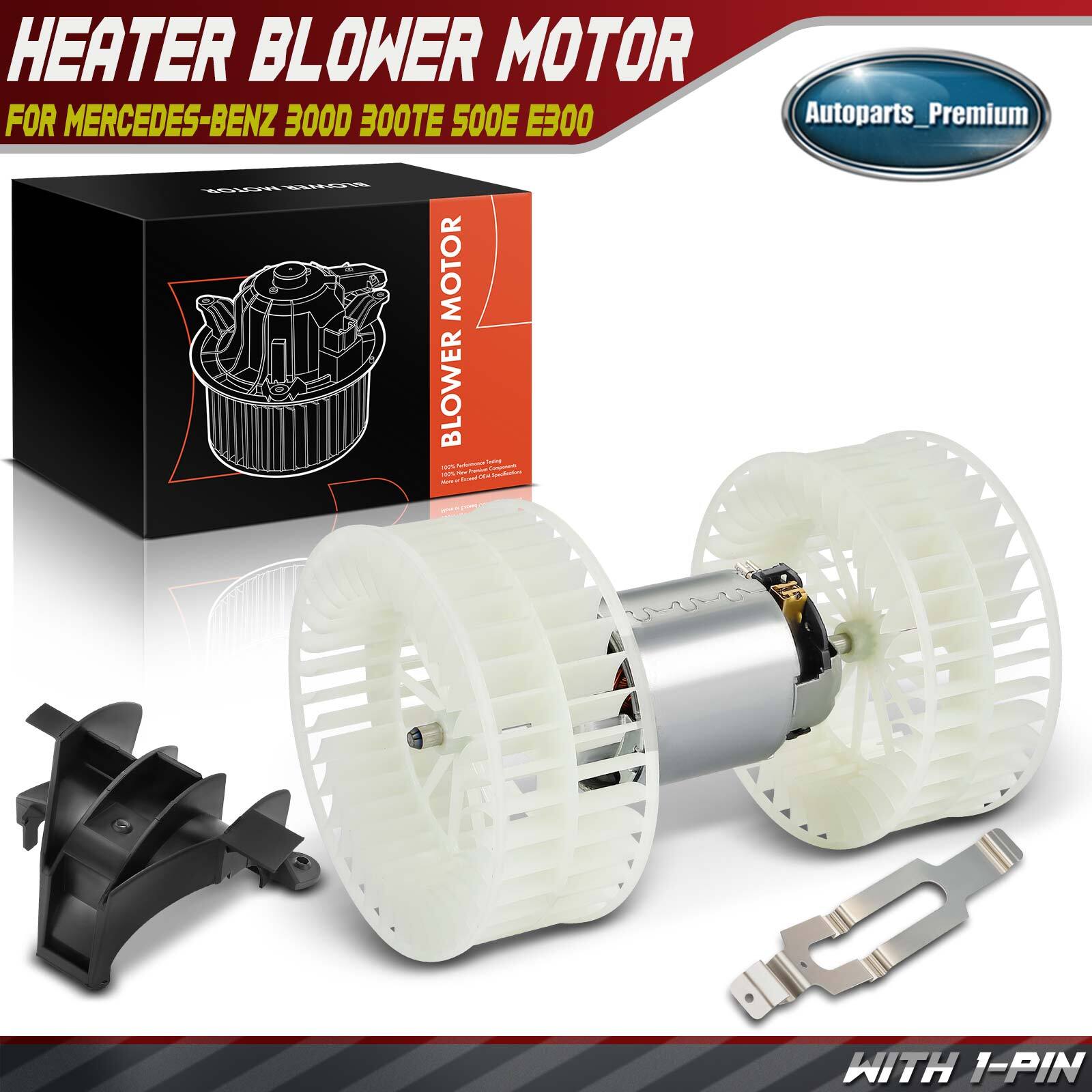 HVAC Heater Blower Motor w/ Dual Wheel for Mercedes-Benz 300D 300TE 500E E300