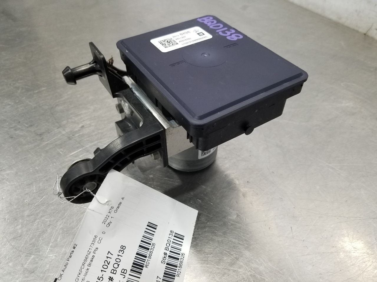 22 CADILLAC XT6 PREMIUM LUXURY ABS ANTI-LOCK BRAKE PUMP 85138498 85516089