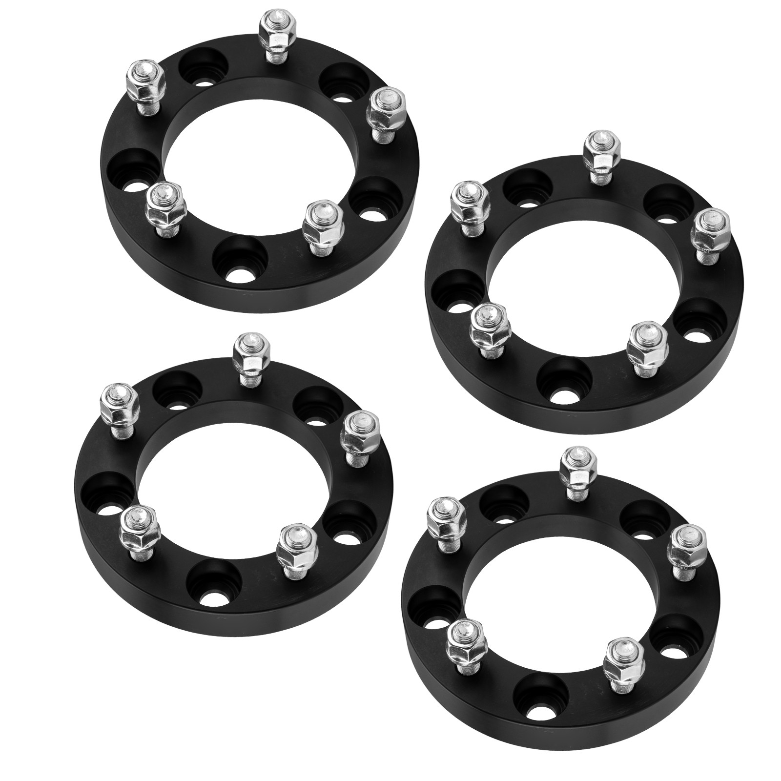 5×5.5 to 5×5.5 Wheel Spacers 1″ Inch 1/2″x20 For Jeep CJ Ford E-150 Dodge 4pc