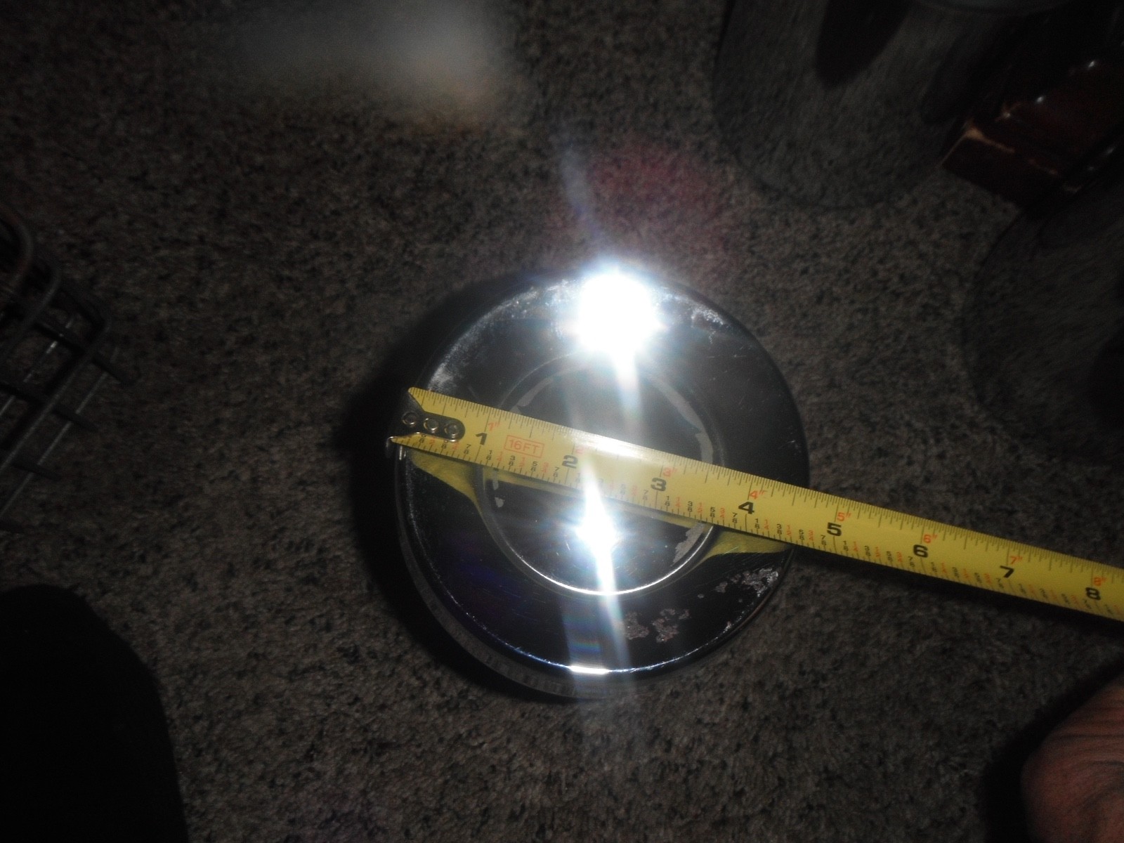 *Replacement* Unbranded/Generic (139) Wheel Center 6 1/2″ x 5 1/8″ Chrome Cap