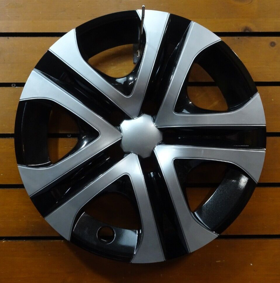 NEW FIts 2016 2017 2018 Toyota RAV4 17″ Silver Black Hubcap Wheel Cover 61179