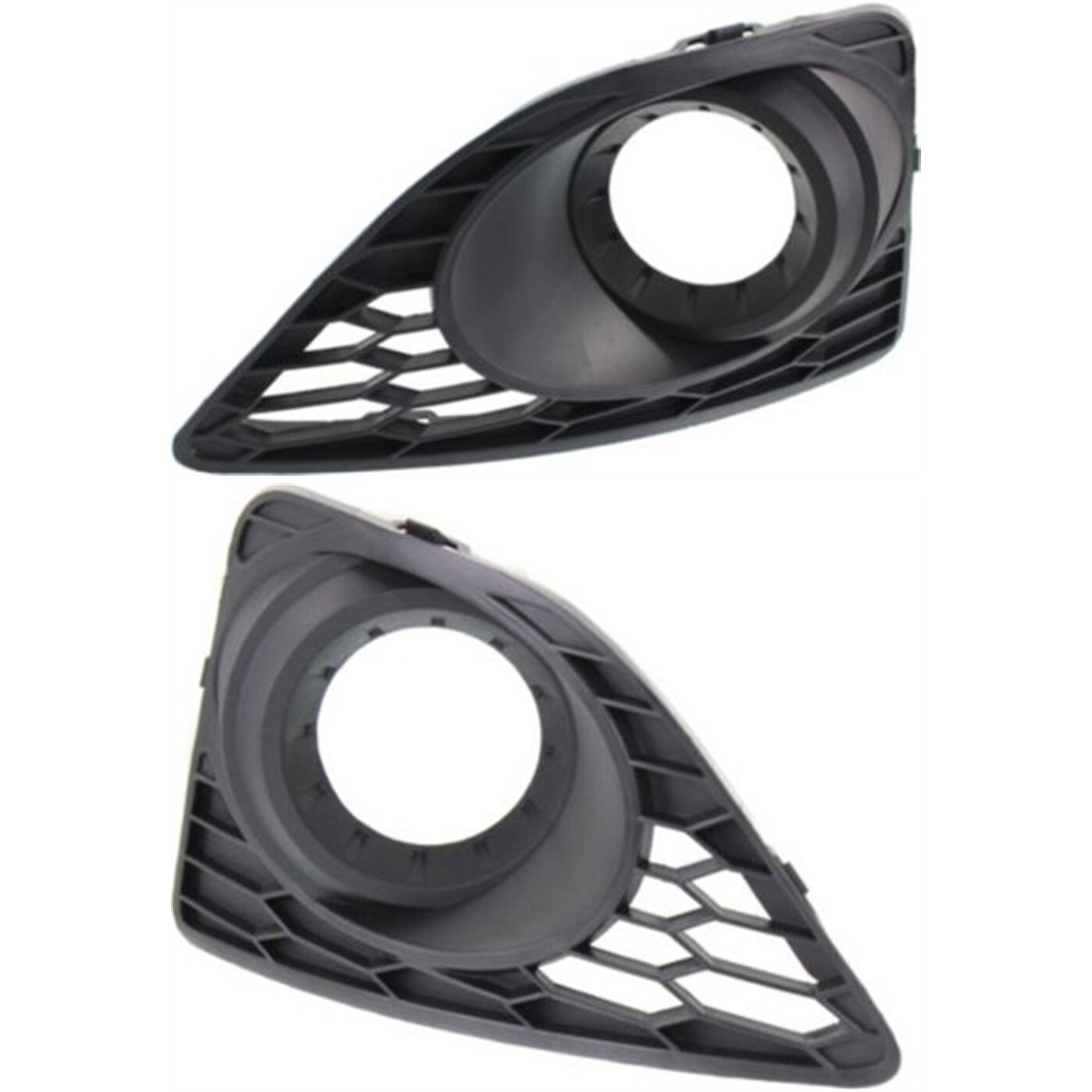 OEM Bumper Mounted Fog Driving Light Lamp Bezel Housing Pair LH RH for Fusion