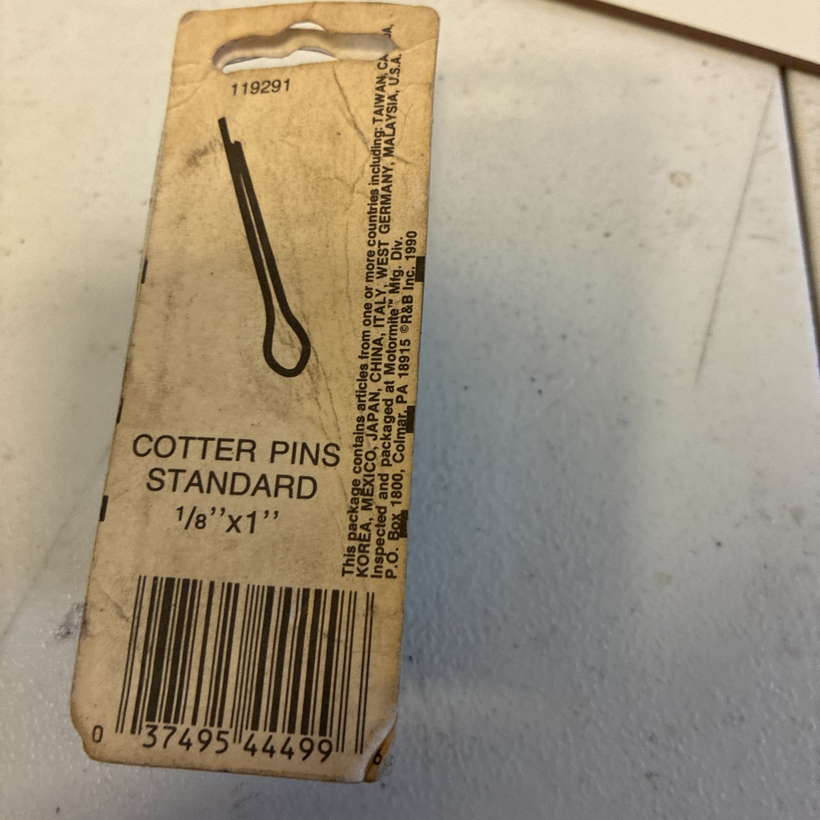 44499 Motormite Keep-Tite Cotter Pins Standard 1/8″ X 1″ (4 Pcs)