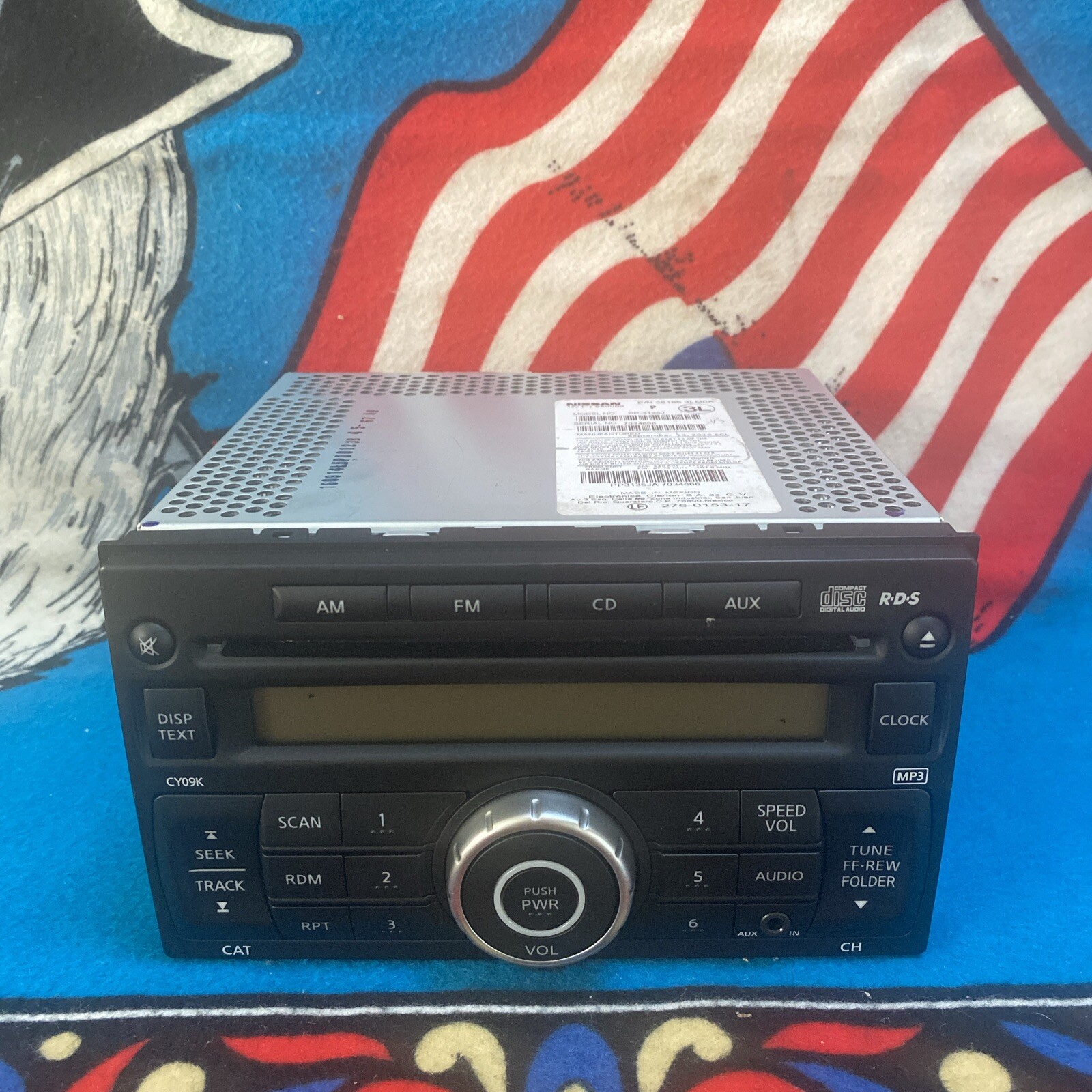 2013-17 Nissan AM/FM/CD/AUX Player Radio PP-3135J Tested Working