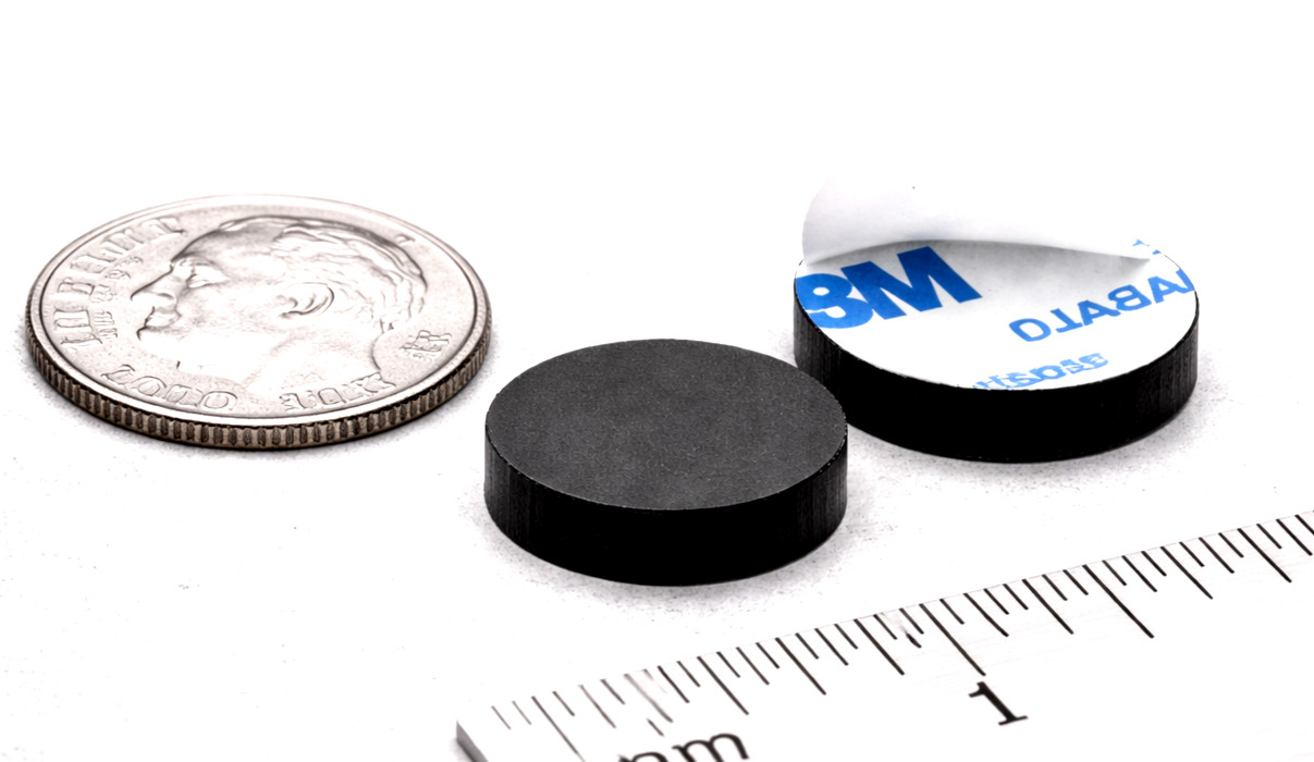 Lot of 24 pcs 1/2″ Dia X 1/8” Tall Rubber Feet Bumpers 3M Adhesive Backing