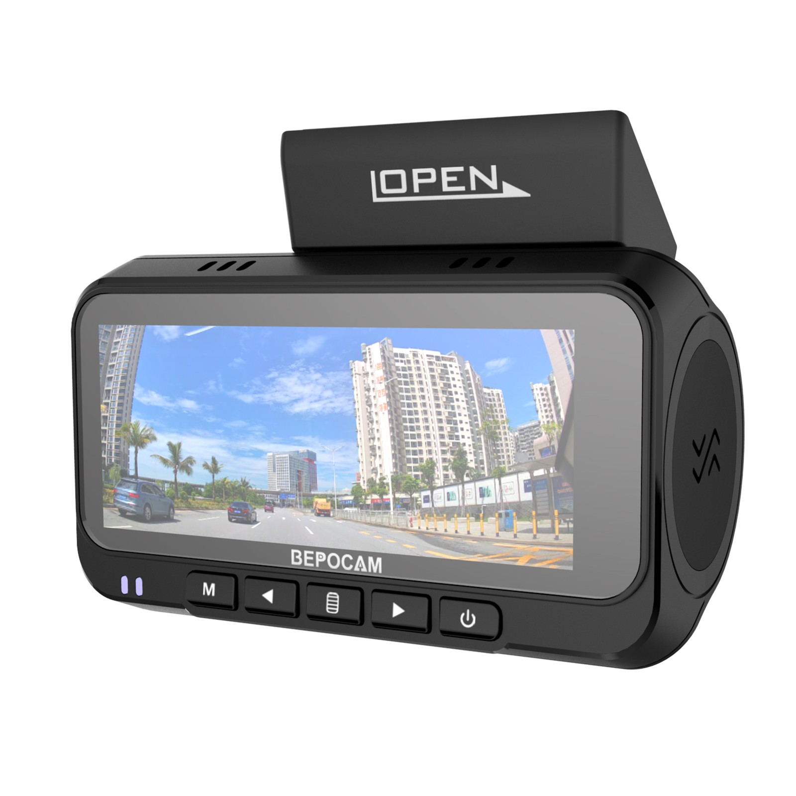 3 Channel Dash Camera 4K Front and Rear Dash Cam Built-In WiFi & GPS