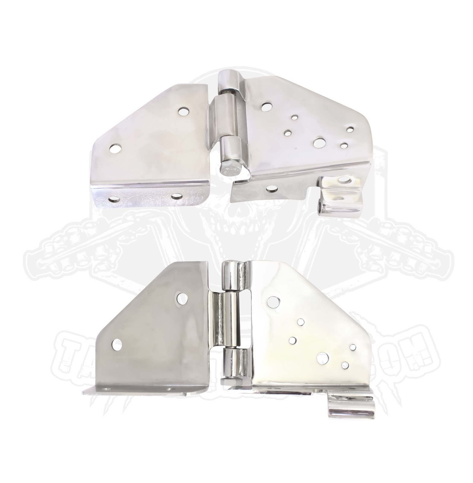 1976-1995 Wrangler CJ5, CJ7 & CJ8 Windshield Hinges Chrome 7403 Dallas Nice