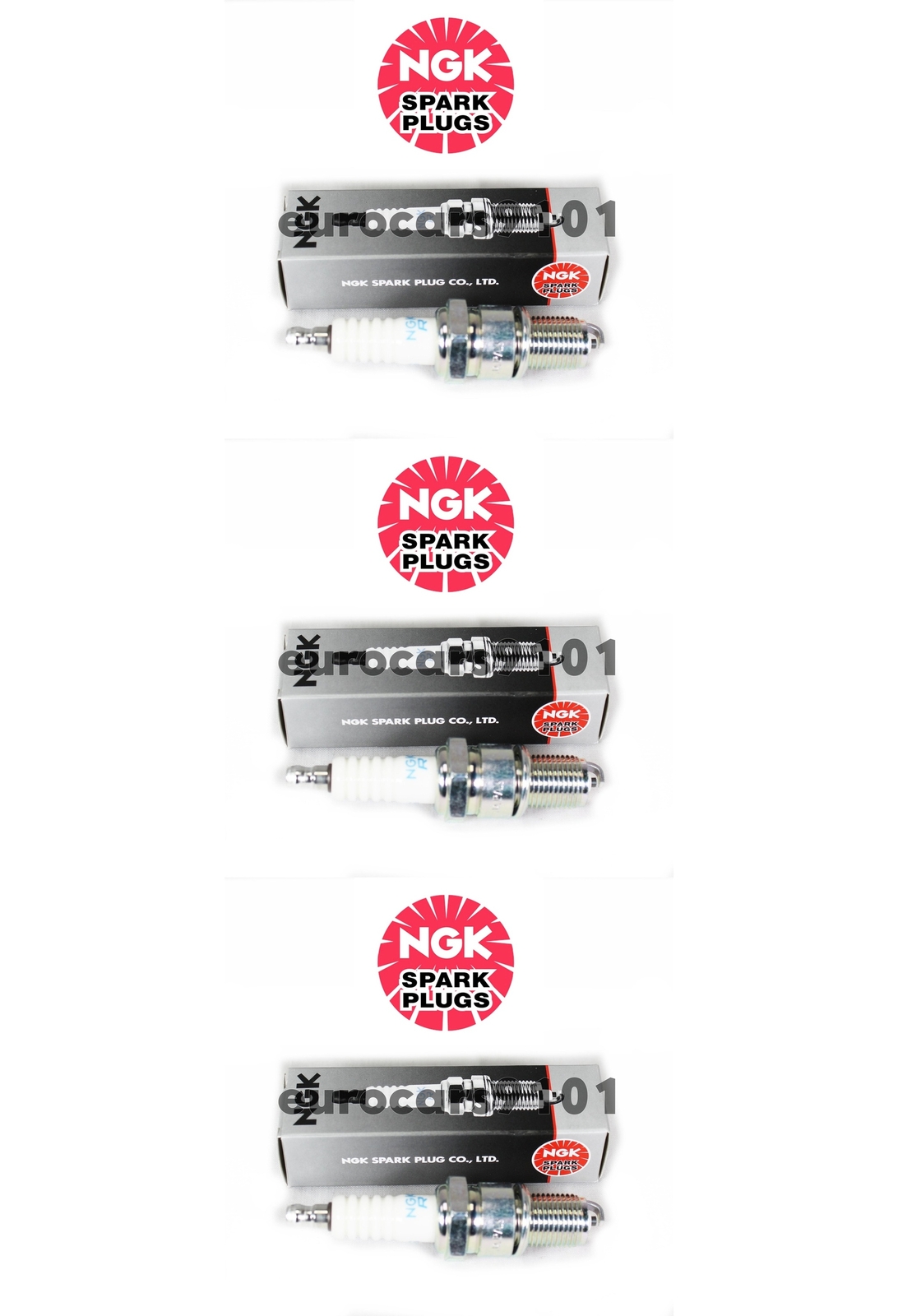 Volkswagen Rabbit NGK Spark Plugs 7131 BPR6ES Set of 3