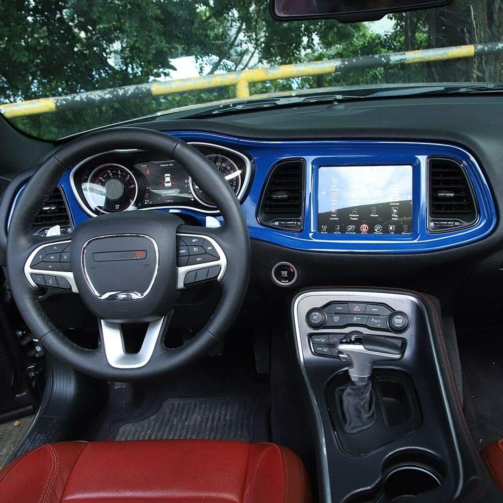 Dashboard Panel Gear Shift Panel Cover Trim Decor For Dodge Challenger 2015-2023