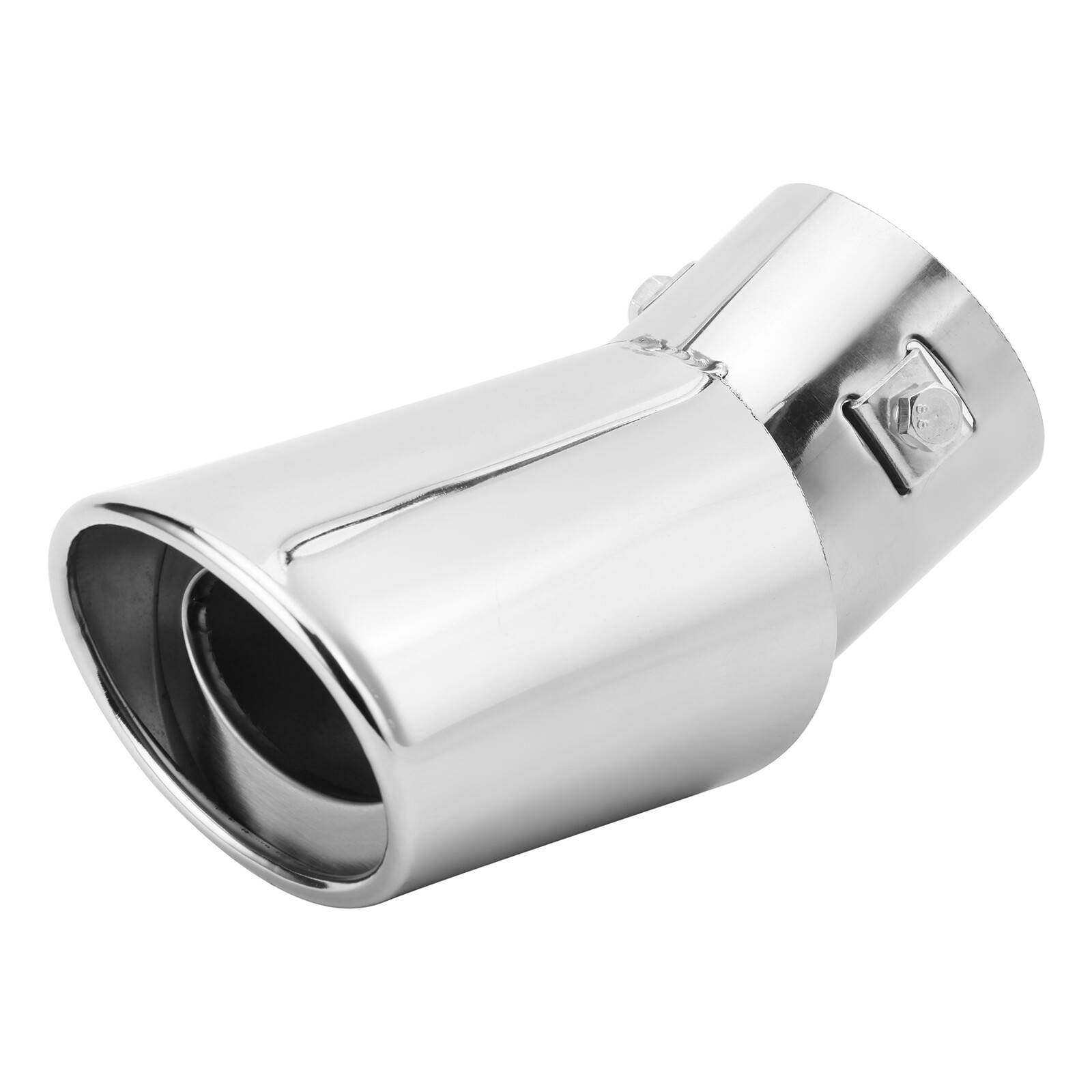 For Honda CR-V 2PCS Car Rear Exhaust Pipe Tail Muffler Tip Trim Stainless Steel