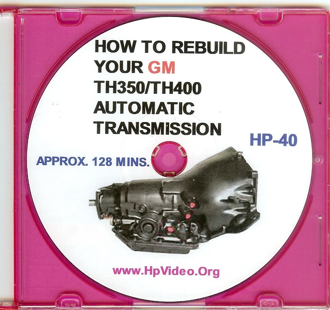 How to Rebuild your GM TH350/TH400 Automatic Transmission Video Manual DVD USB