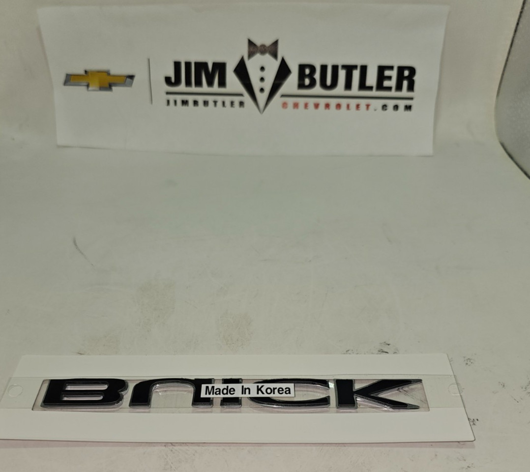 Genuine GM Lift Gate “BUICK” Nameplate 39123812 Regal Envision Verano Cascada