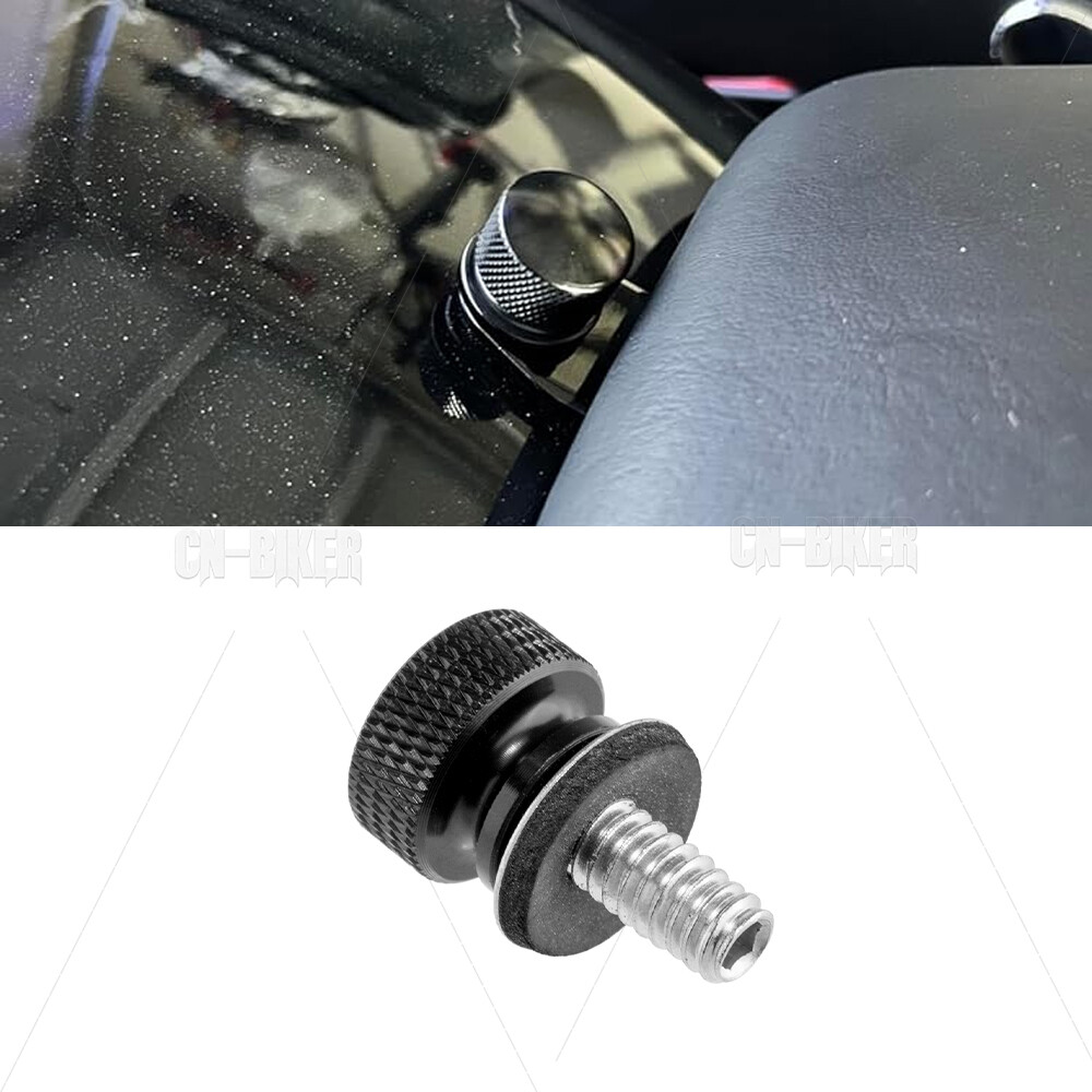Black Seat Bolt Rear Seat Screw Mount for Harley Dyna Wide Glide Sportster XL883