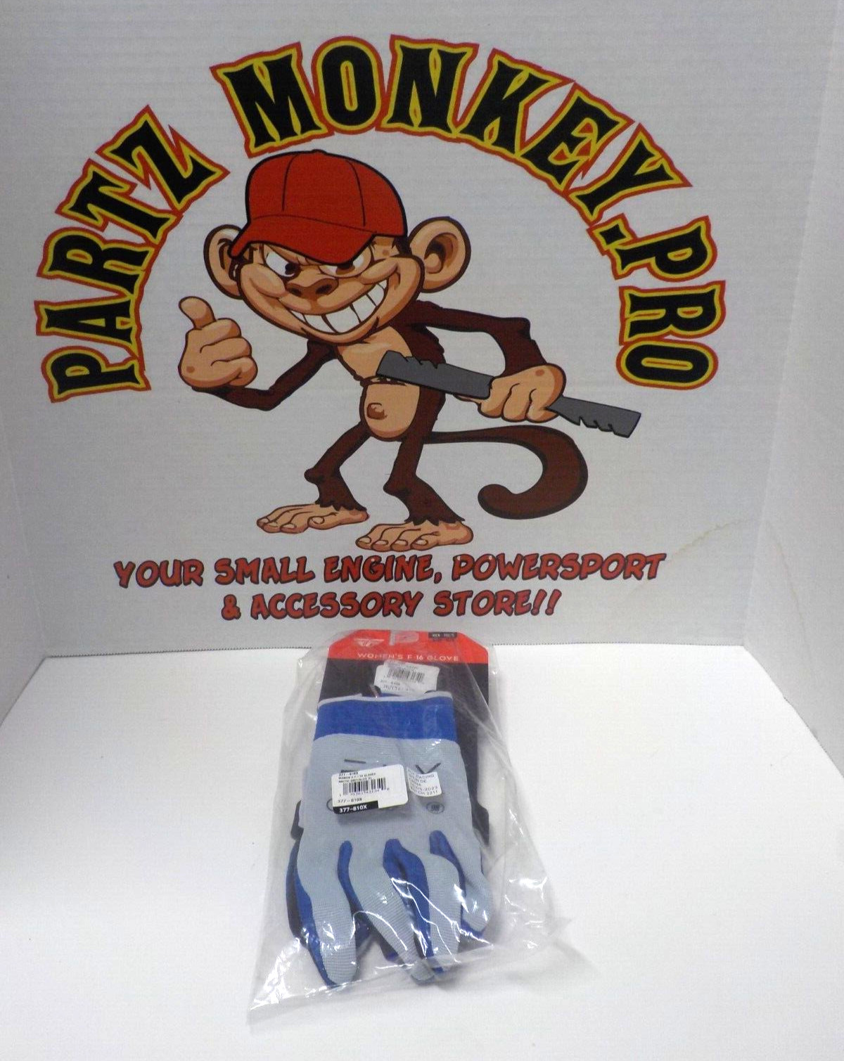 377-810X Womans / Fly Racing / Arctic Grey / Blue Gloves XL