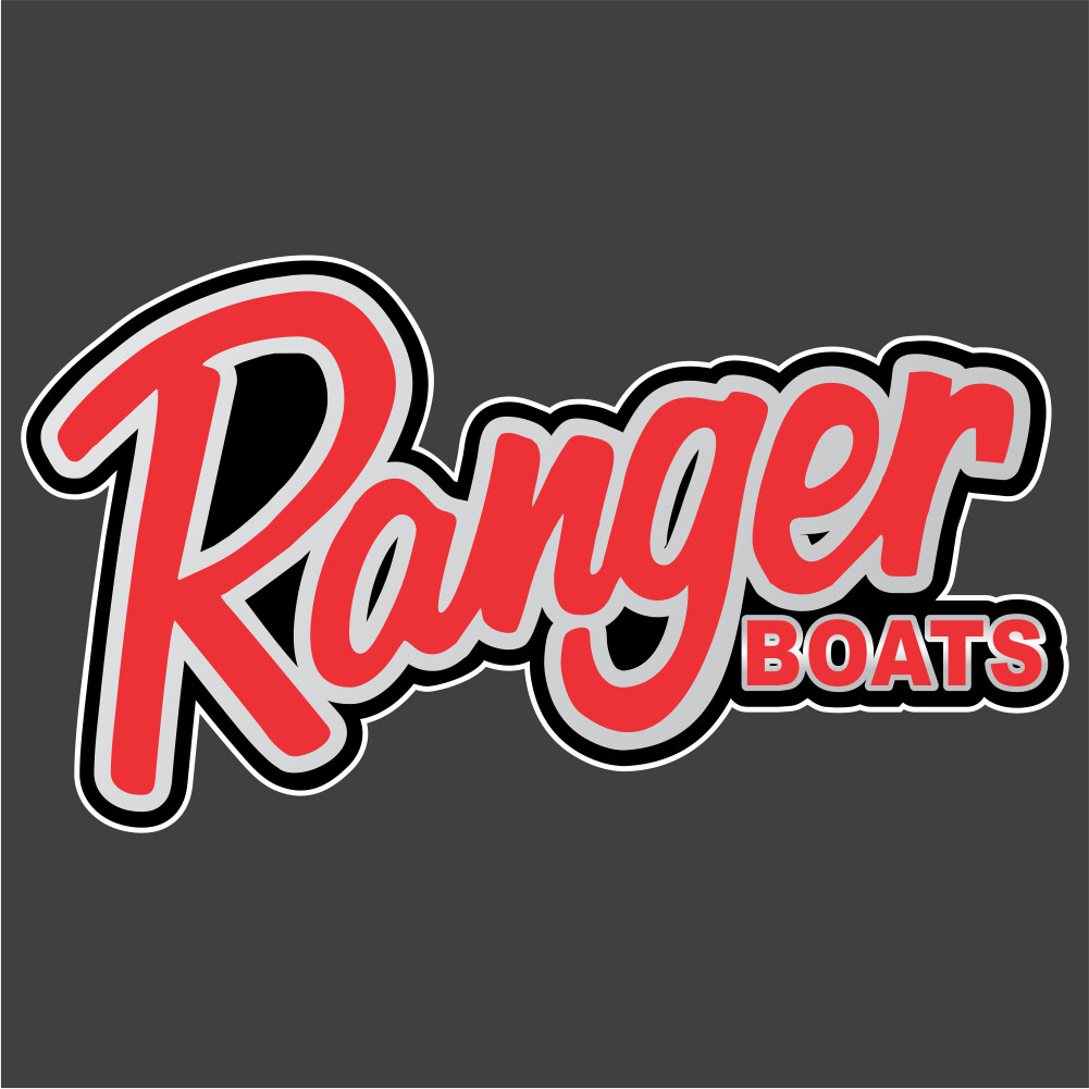 700-105 Ranger Red Carpet Graphic Decal Sticker for Fishing Bass Boats