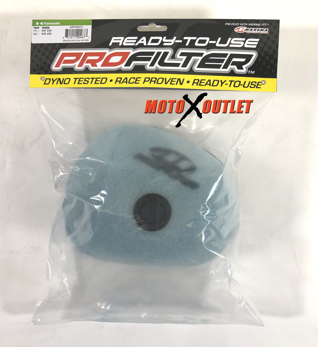16-18 Kawasaki KX 450 Air Filter Maxima Pro KX450F 450F 2016 2017 2018