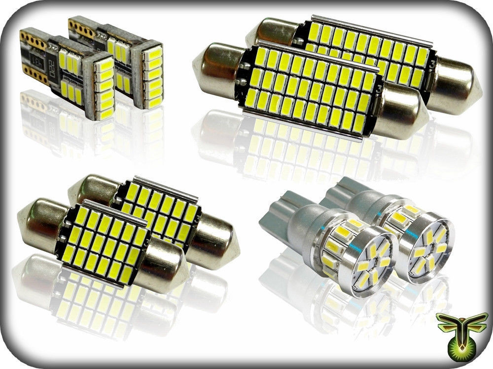 White LED interior lights package kit for 1986-1992 Supra 6 pcs 3014 series SMD