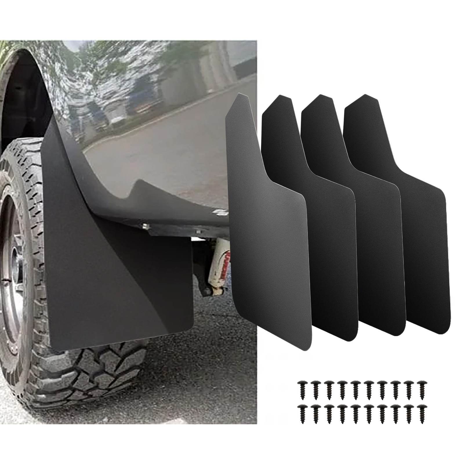 4PCS Mud Flaps Mudguards Fender Splash Guards Mudflaps For Land Rover