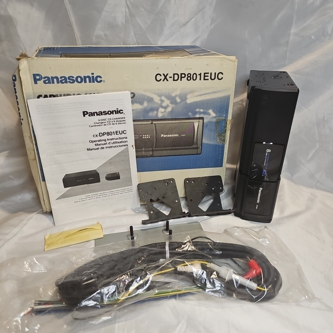 Panasonic CX-DP801EUC Car Audio 8-Disc CD Changer Original Box New