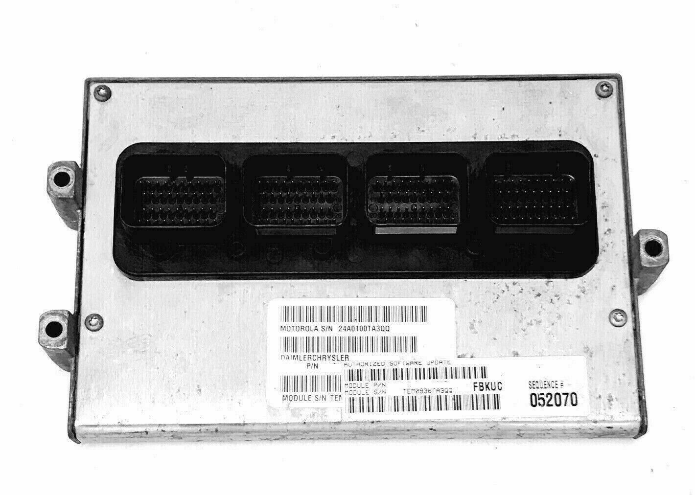 VIN Programmed 2007 Wrangler 3.8L MT Engine Computer P05094098 PLUG&PLAY