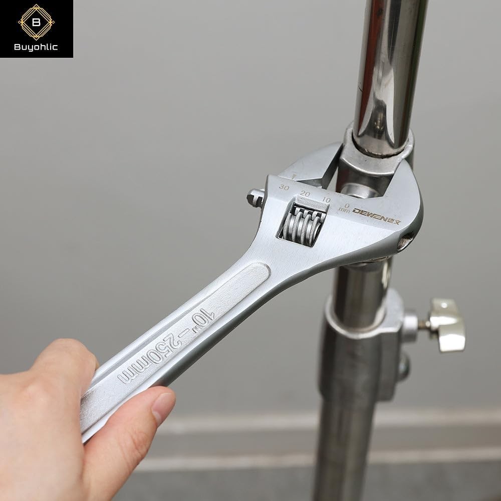 Adjustable Wrench Set Chrome Vanadium Steel Wrenches Set (10” Inches)