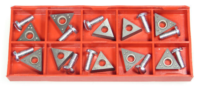 10 AccuTurn 433796 Positive Rake Carbide Brake Lathe Bits Cutters