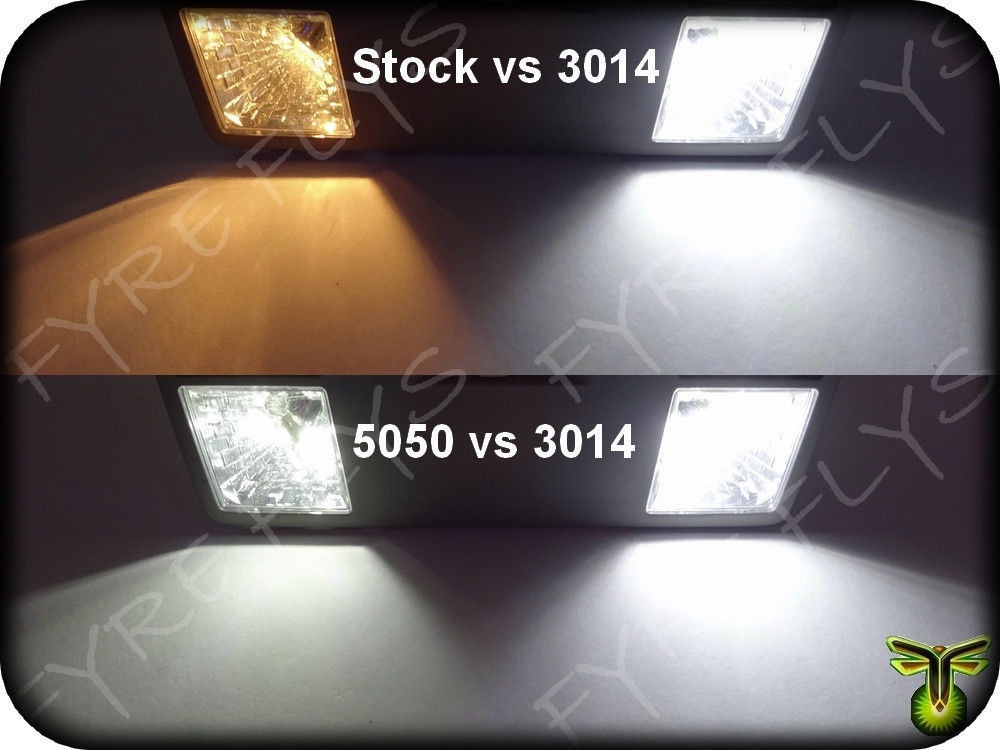 White LED interior lights package kit for 1986-1992 Supra 6 pcs 3014 series SMD
