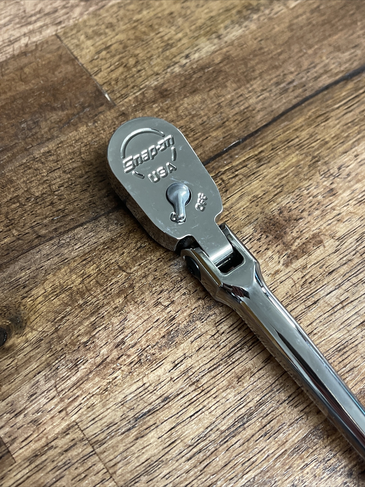 *New* Snap On THLF72 1/4″ Flex Head DARK TITANIUM Soft Handle Ratchet FREE SHIP