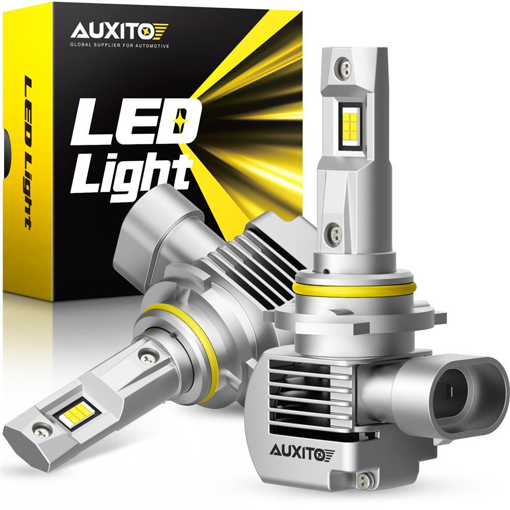 2X AUXITO 9005 LED Headlight Bulb High Kit Low 6500K Beam Super White 30000LM