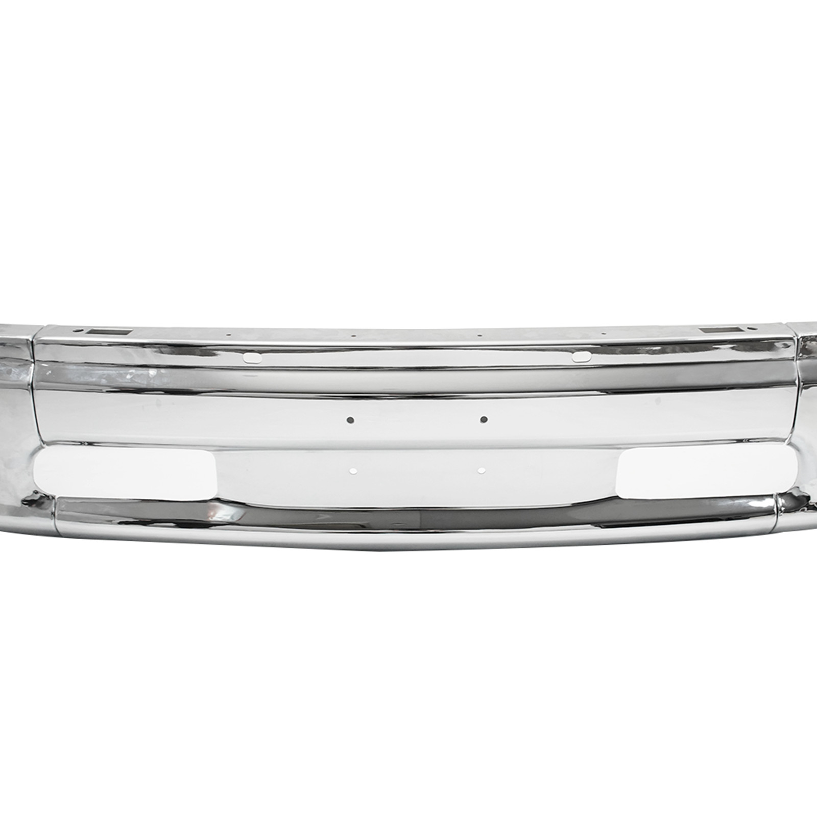 Chrome Steel Front Bumper Face Bar Fit For RAM 1500 2013-2018 W/ Fog Light Hole