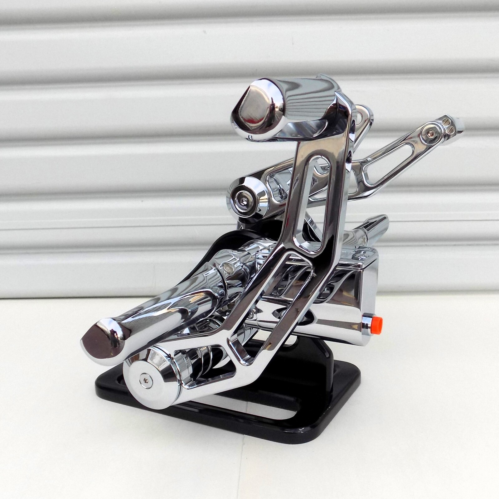 OUTLAW 84-99 SOFTAIL CHROME FORWARD CONTROLS HARLEY RIGID BIG TWIN FXST/FLST