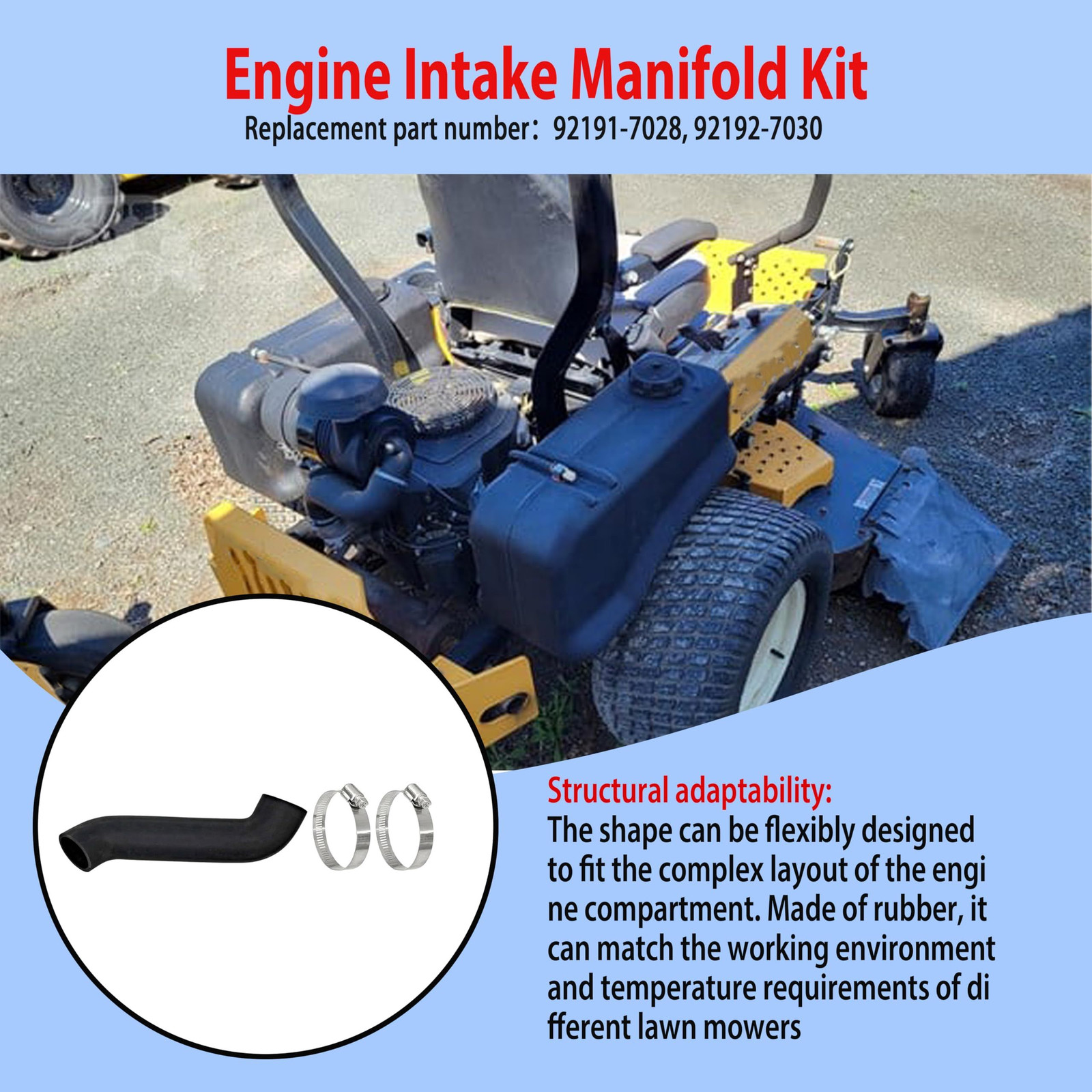 Dgdhf Replacement Engine Intake Manifold Kit As shown in the picture