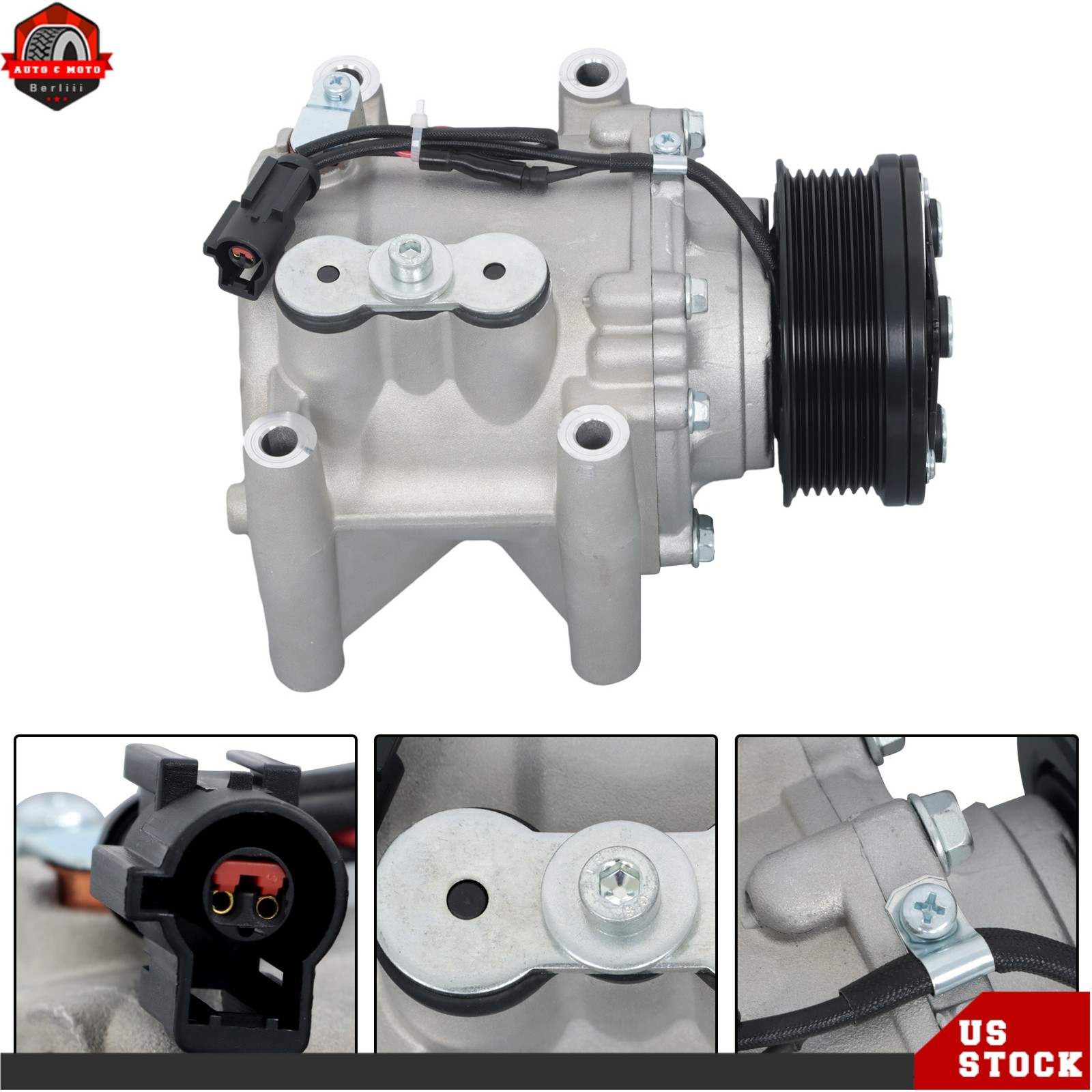 For Jaguar X-Type 2002-2008 3.0L 2968CC A/C Compressor w/ Clutch CO 102541AC
