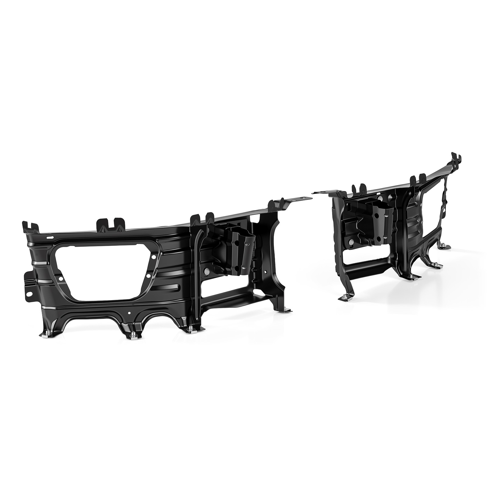 2PCS Front Bumper Bracket Mount Kit Steel For 2009-2012 Dodge Ram 1500