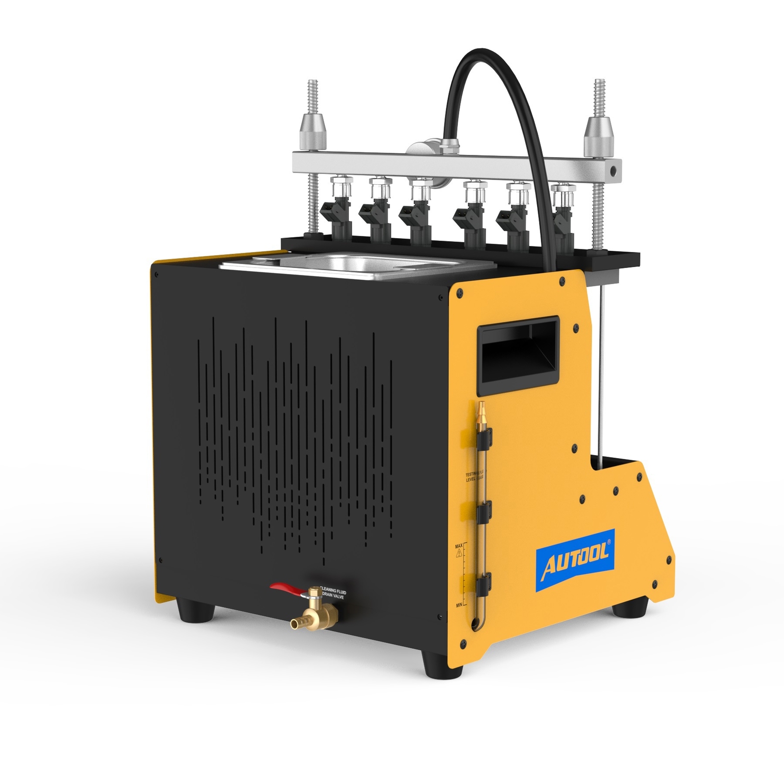 CT200 6 Cylinders Ultrasonic Fuel Injector Cleaner Tester Machine Car Motorcycle