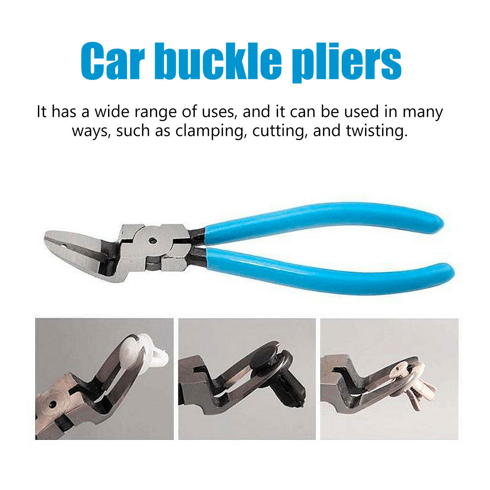 2/4/6x Car Fastener Clip Panel Puller Plier Tool Push Retainer Pin Rivet Trim