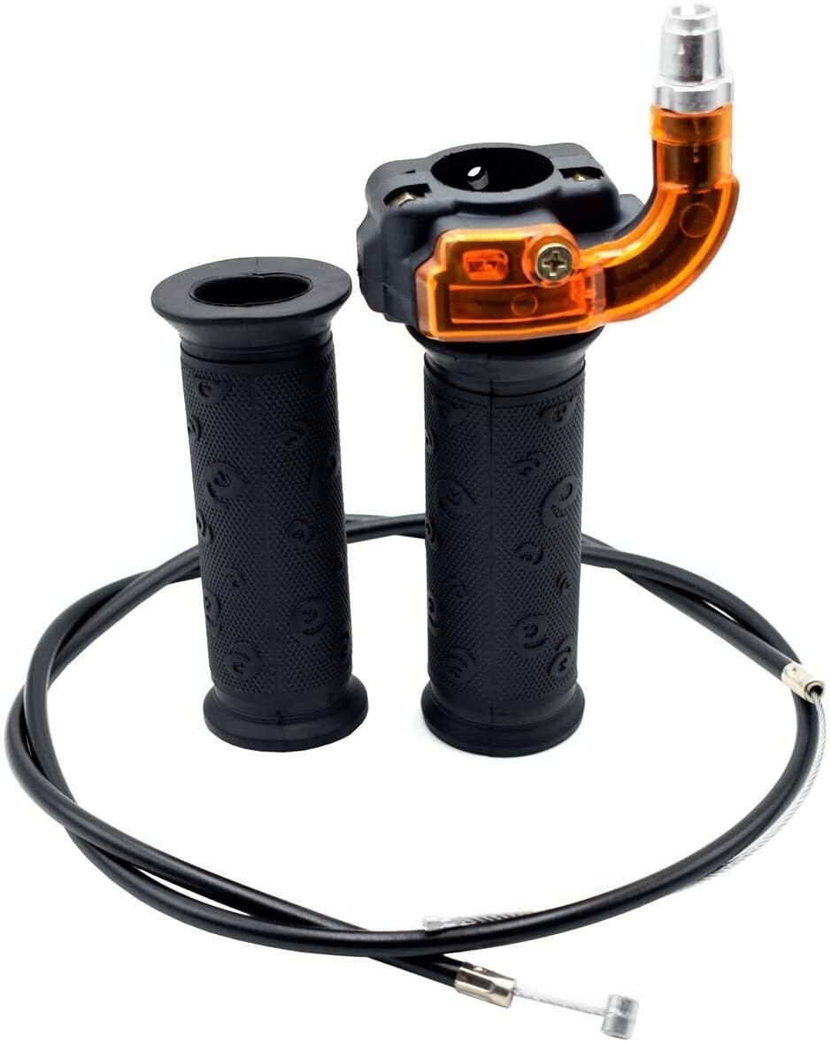 Twist Throttle Accelerator Grip + Cable For 47cc 49cc Mini Pocket Dirt Bike Quad